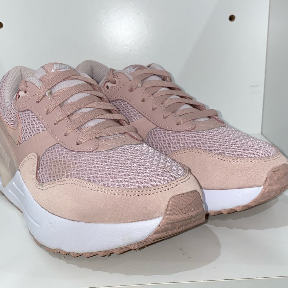 Nike Air Max System Women's Sneakers Size 9.5 Barely Rose / Pink Oxford - Picture 4 of 16